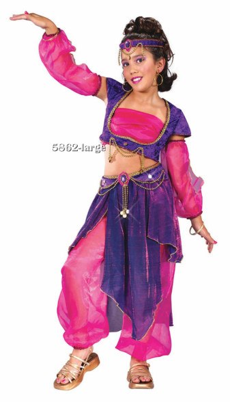 Girls Belly Dancer Costume