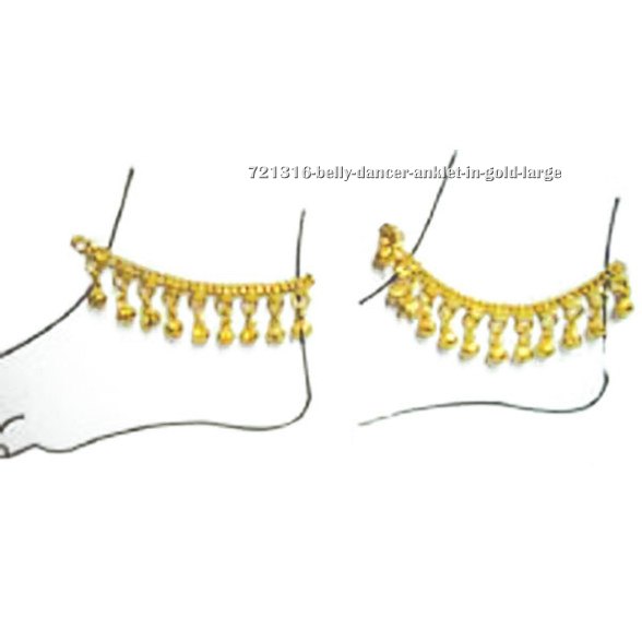 Belly Dancer Anklet in Gold