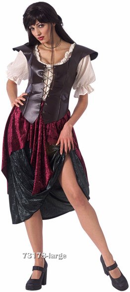 Adult Renaissance Wench Costume