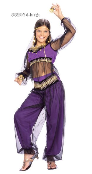 Girls Harem Princess Belly Dancer Costume