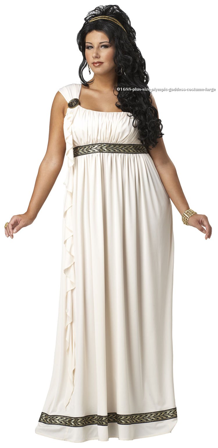 Plus Size Olympic Goddess Costume