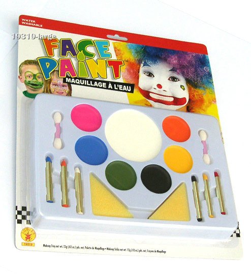 Face Paint Clown Costume Makeup Kit