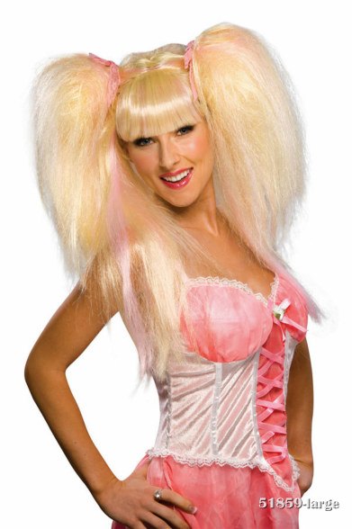 Lilith Fairy Blonde and Pink Wig