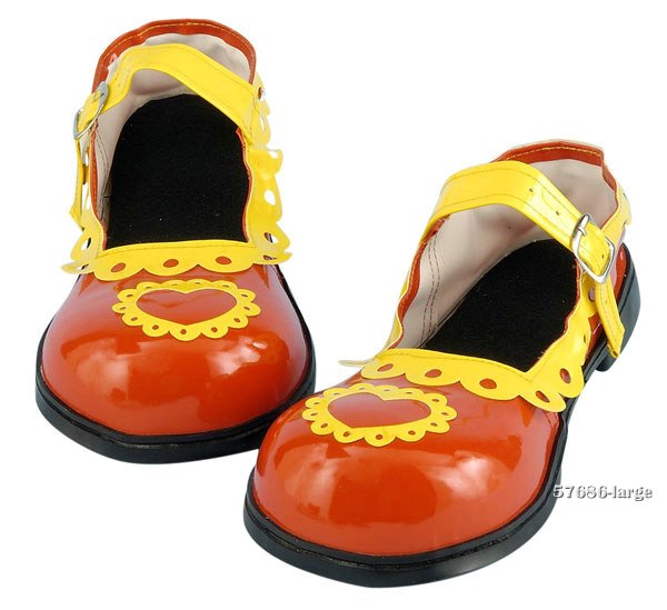 Heart Clown Shoes