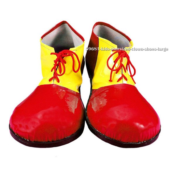 Kids Oversized Clown Shoes