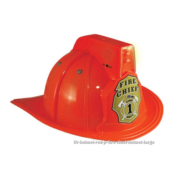 Red Jr. Fire Chief Helmet