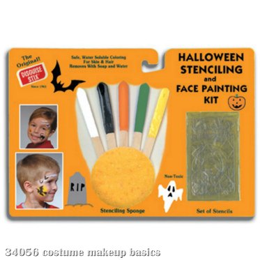 Halloween Stenciling and Face Painting Kit