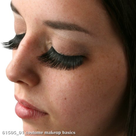 Thick and Long Black Eyelashes with Case