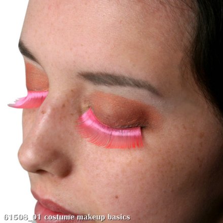 Pink Party Eyelashes with Case