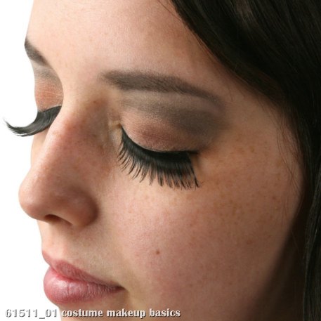 Black Feather Eyelashes with Case