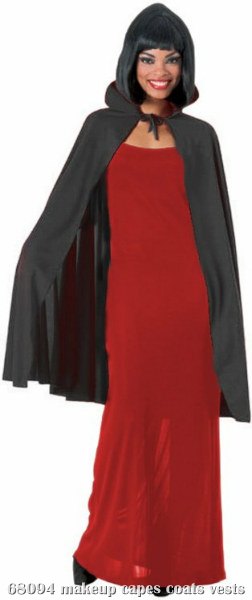 Cape with Collar (Black) Adult