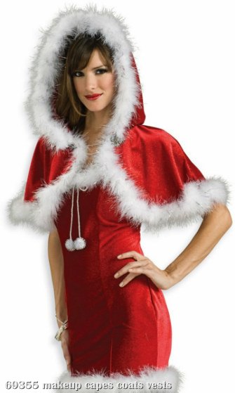 Christmas Capelet (Red) Adult