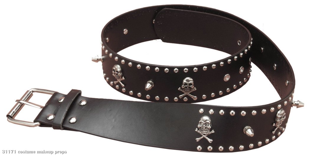 Studded Skull Belt