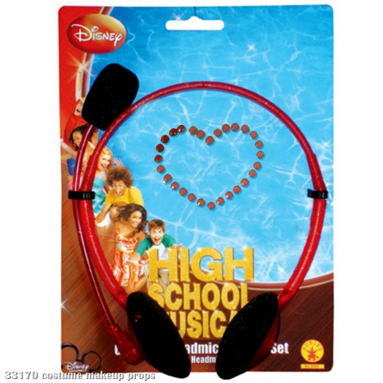 High School Musical 2 Gabriella Head Mic and Glitter Set Child