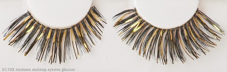 Black/Gold Eyelashes