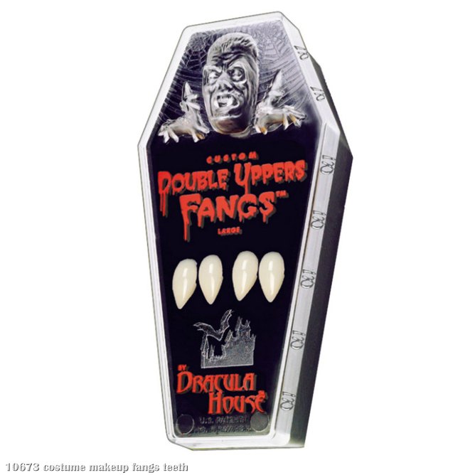 Double Upper Fangs In Coffin