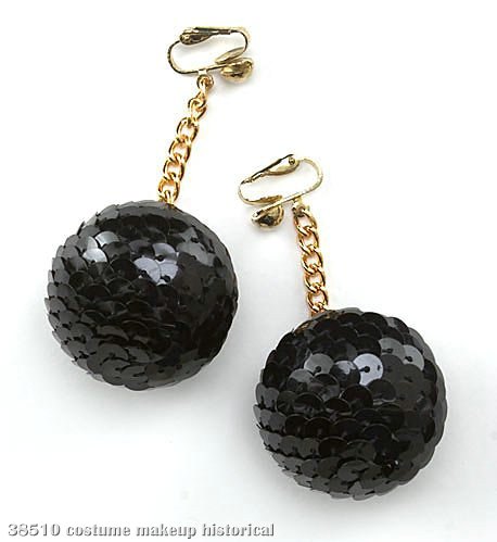 Sequined Ball Earrings