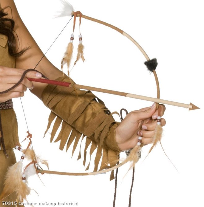 Indian Bow & Arrow Set Adult