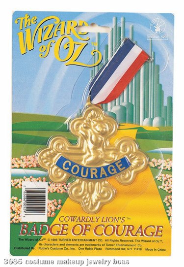 Wizard of Oz Badge Of Courage