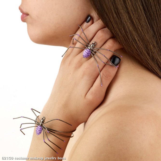 Spider Ring/Bracelet (Light Purple)