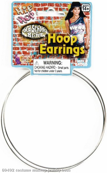 Hip Hop Jumbo Hoop Earrings