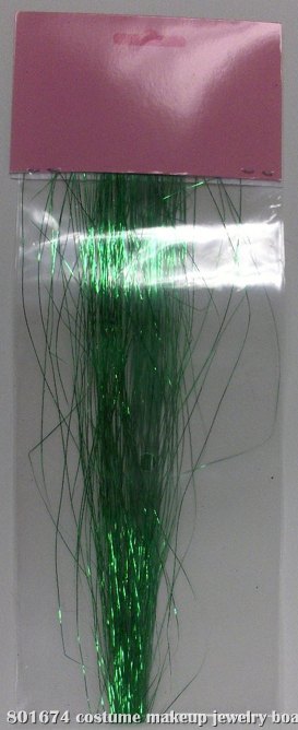 Bright Green Shimmer Strands (Adult)