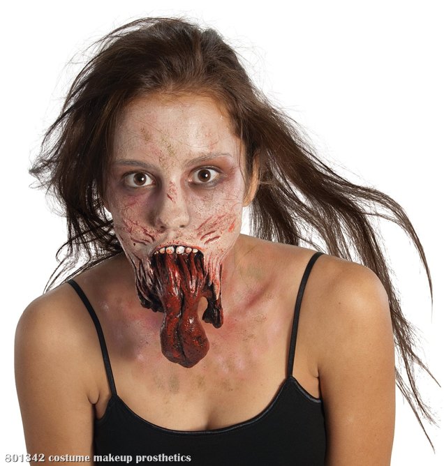 The Walking Dead - Split Jaw Latex Prostetics (Adult)