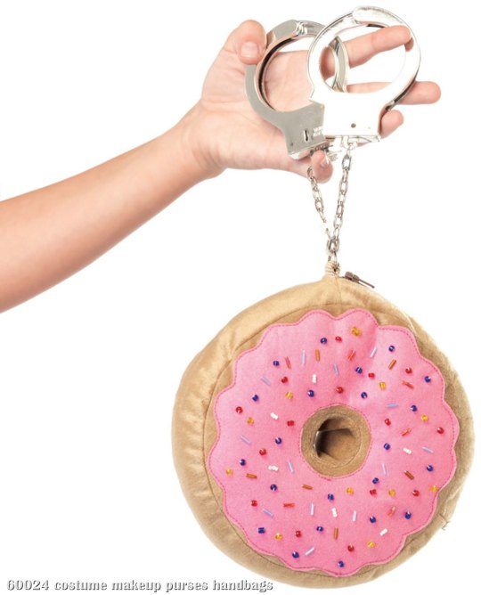 Donut Purse With Handcuff Strap