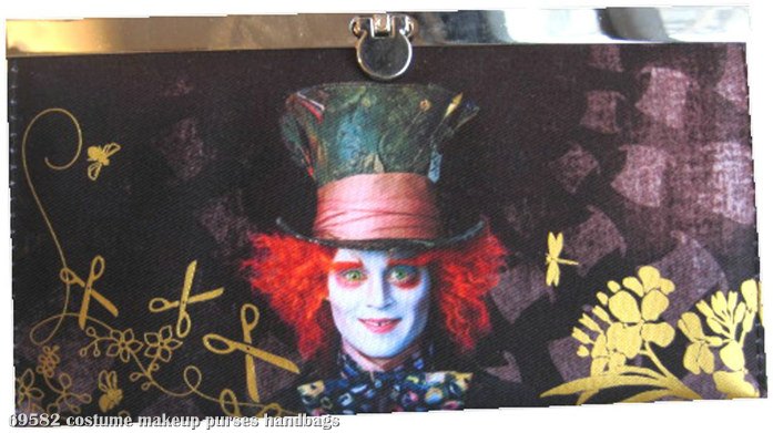 Alice in Wonderland Movie Mad Hatter Flip-Lock Wallet