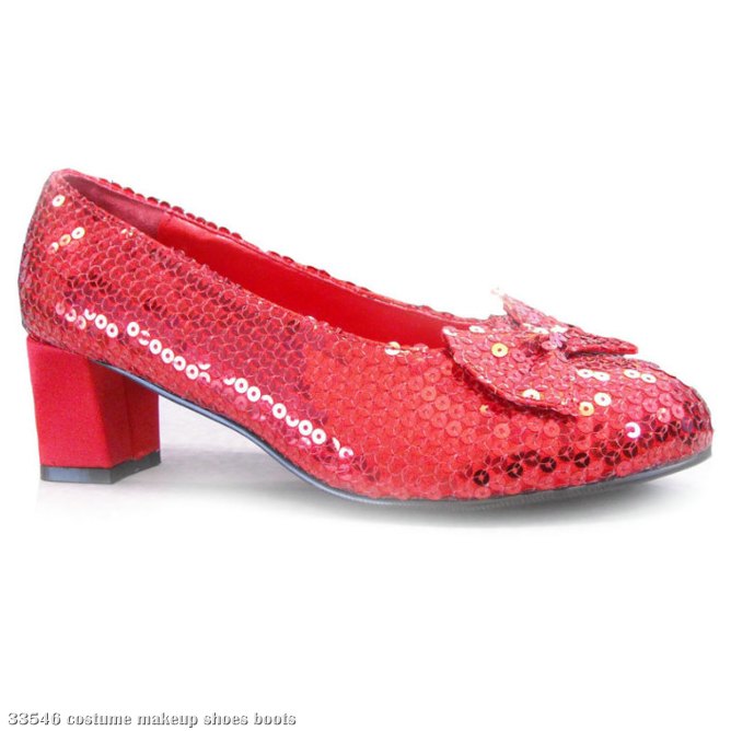 Judy Sequin (Red) Adult Shoes