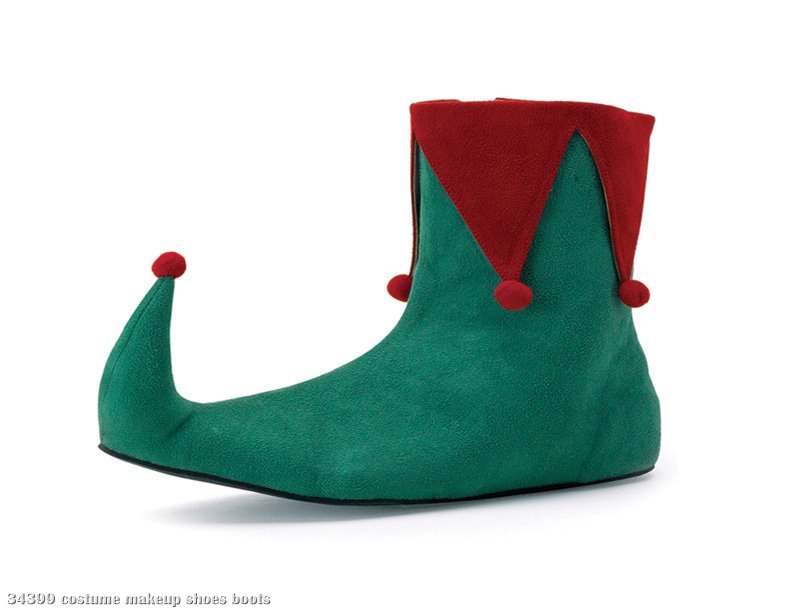 Elf (Green/Red) Adult Shoes