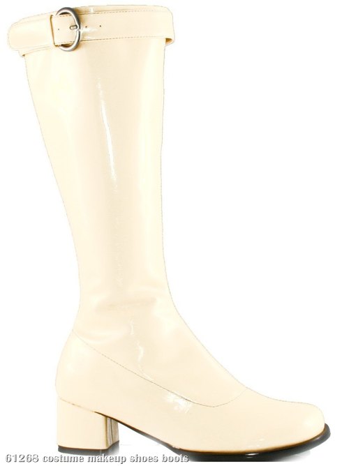 Hippie (White) Adult Boots