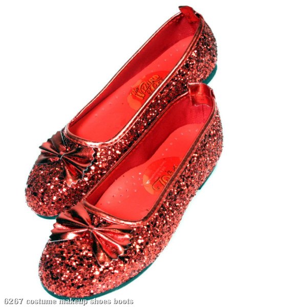 The Wizard of Oz - Ruby Child Slippers