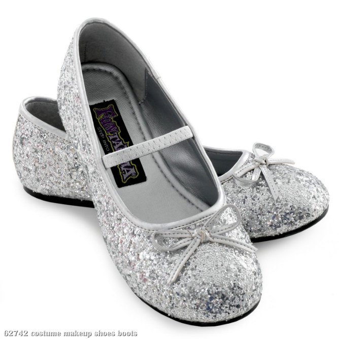 Sparkle Ballerina (Silver) Child Shoes