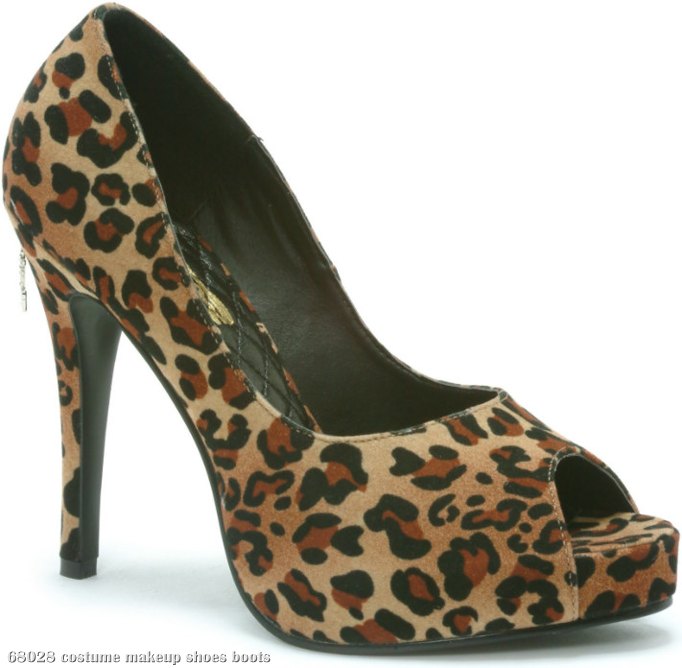 Harlow Leopard Platform Pumps Adult