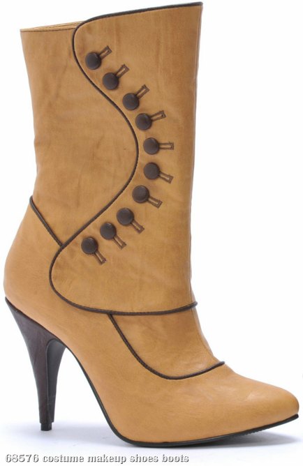 Ruth Victorian (Tan) Adult Boots