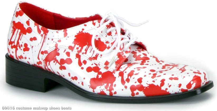 Blood Splatter Shoes Adult White