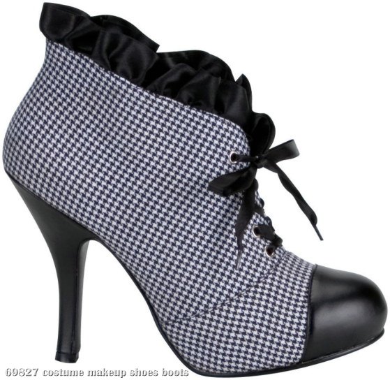 Houndstooth Detective Boots Adult