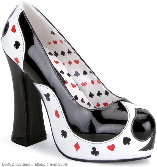 Queen of Hearts Heels Adult