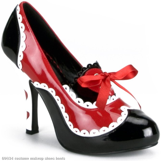 Queen of Dark Hearts Heels Adult