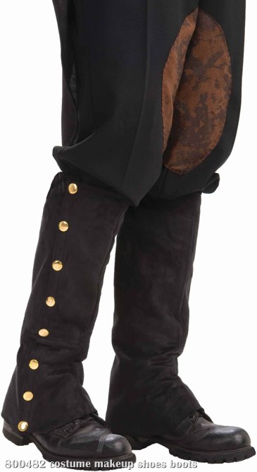 Steampunk Male Spats Black Adult