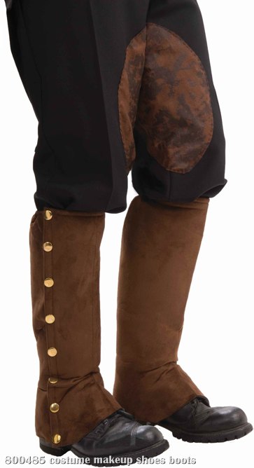 Steampunk Male Spats Brown Adult