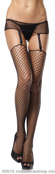 Fence Net Garter Belt & Stocking Set Adult