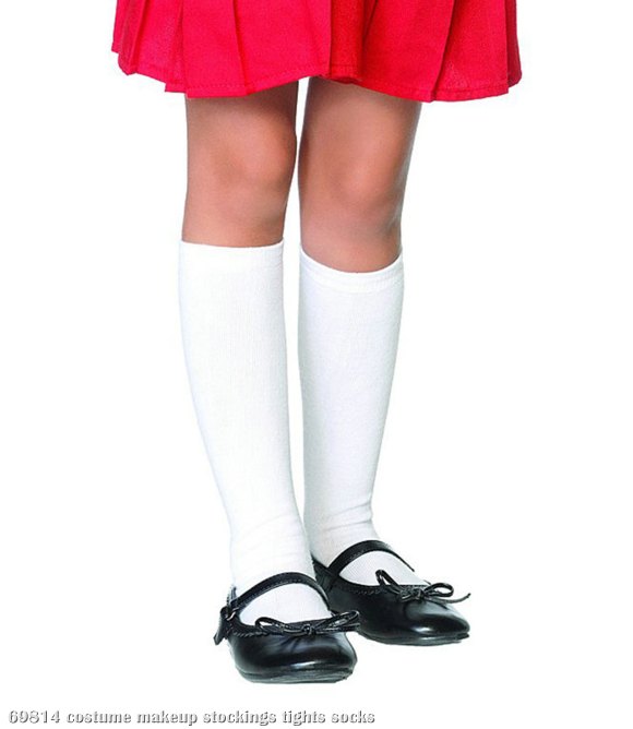 White Knee Socks Child