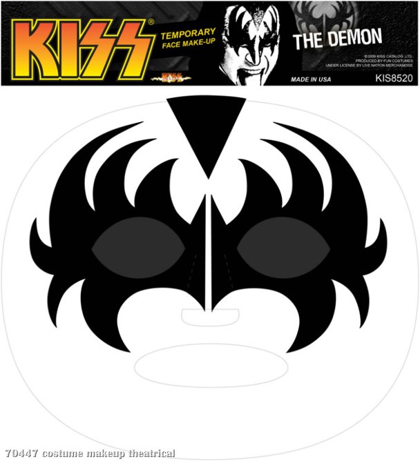 KISS - Demon Temporary Face Makeup