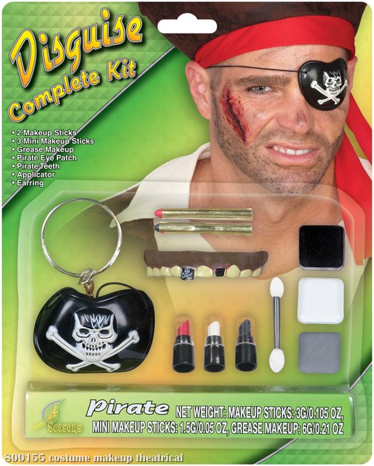 Pirate Makeup Kit (Adult)