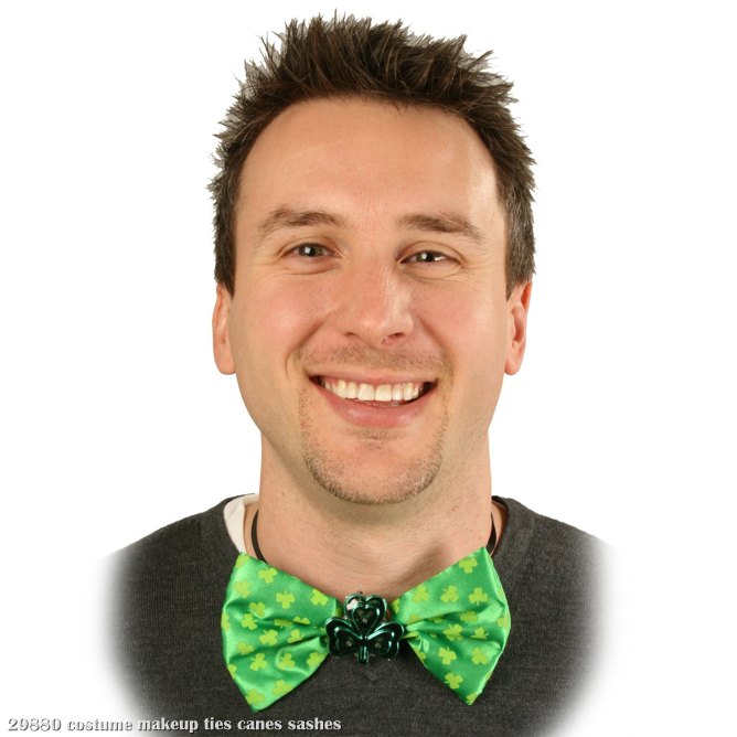 St. Patrick's Day Light Up Bow Tie