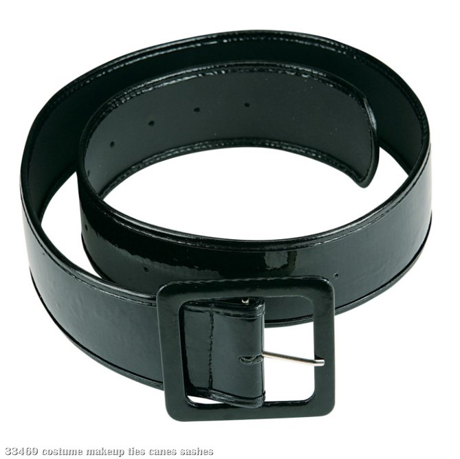 Black-Mod About You Patent Belt