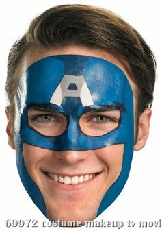 Captain America Face Tattoo