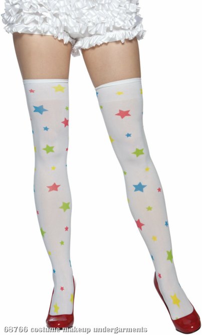 All Over Stars Adult Thigh Highs